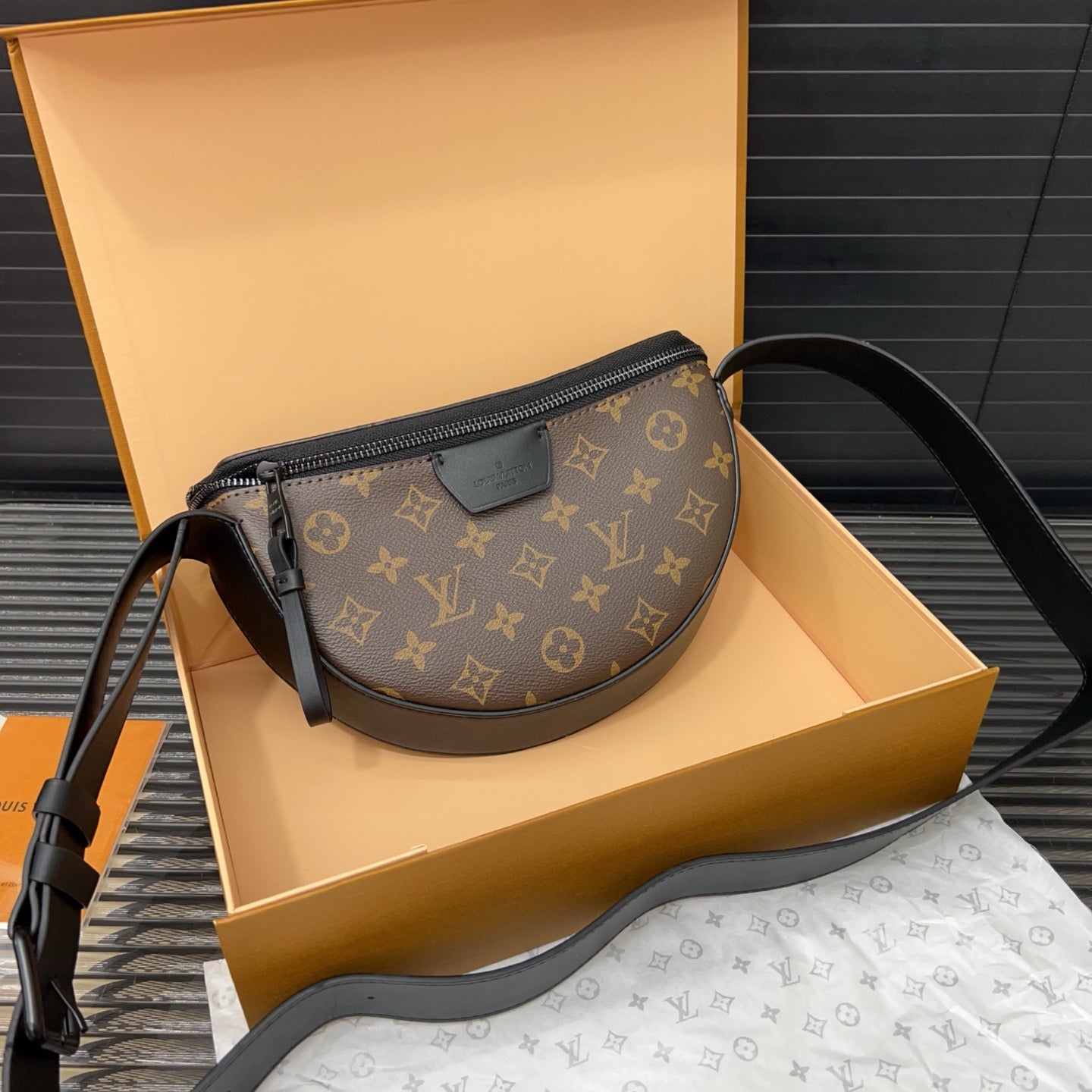 Black Real Leather 24cm Handmade Men's HandbagsXC050225072902