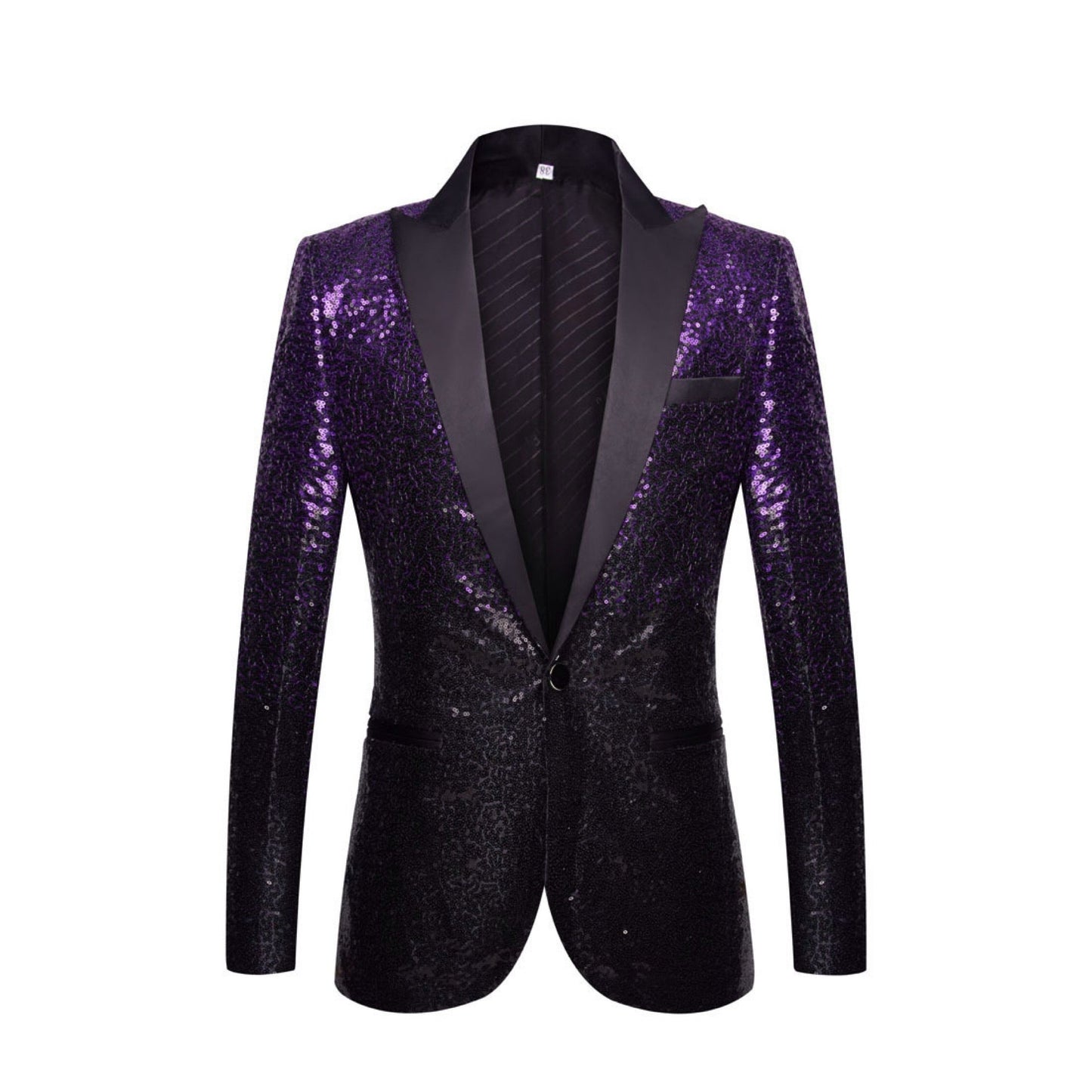 gradient sequin blazer
