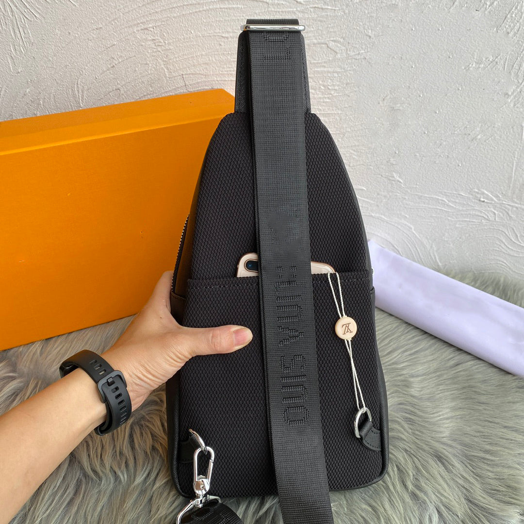 Black Leather High Quality V Logo Fashion Bags-XC052023090401