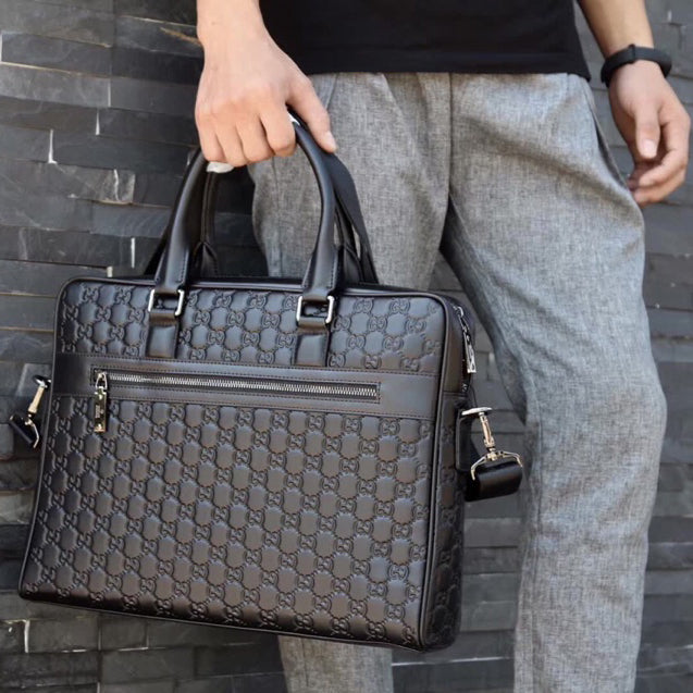 Black Leather New Classic Style G Logo Luxury Bags-PD05202372406