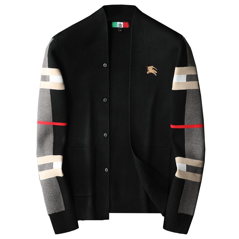 Black New Fashion B Logo Men's sweaterPD052024110403