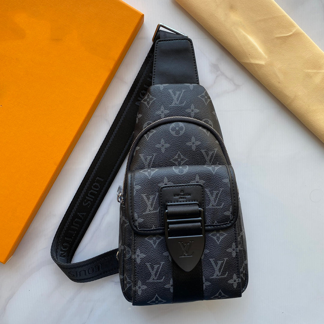Black Fashion V Logo BagsXC0520240307011