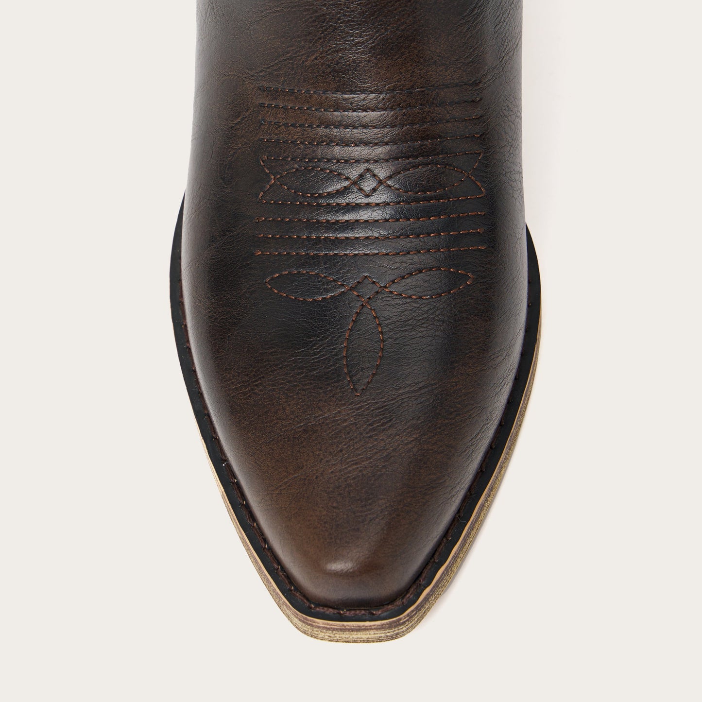 The Laurey - Espresso Embroidered Cowgirl Boots with Classic Western Flair