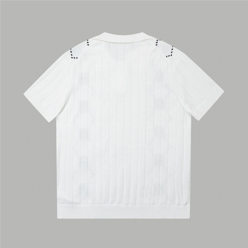 Black and White Cotton G Logo Men's T-shirtXC052025072509