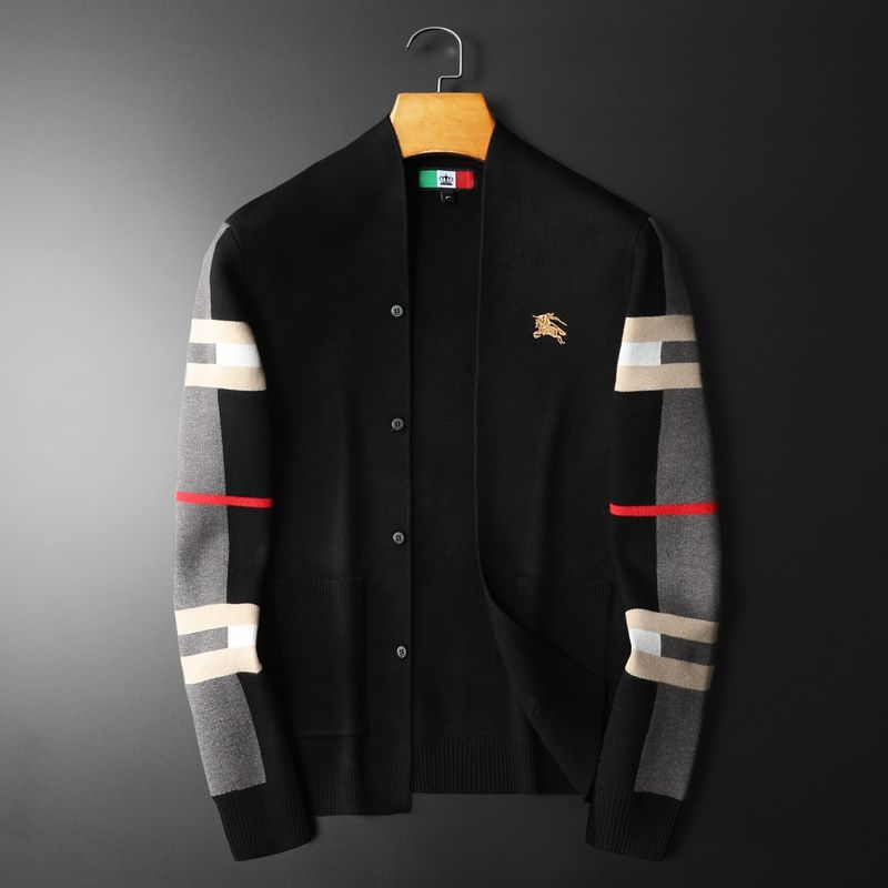 Black New Fashion B Logo Men's sweaterPD052024110403