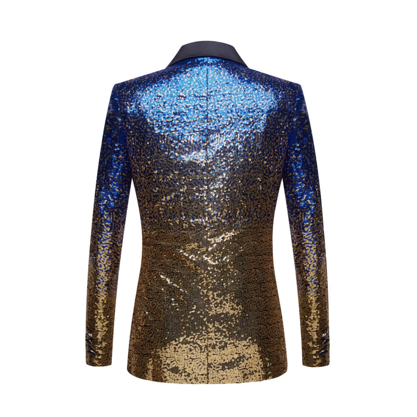 gradient sequin blazer