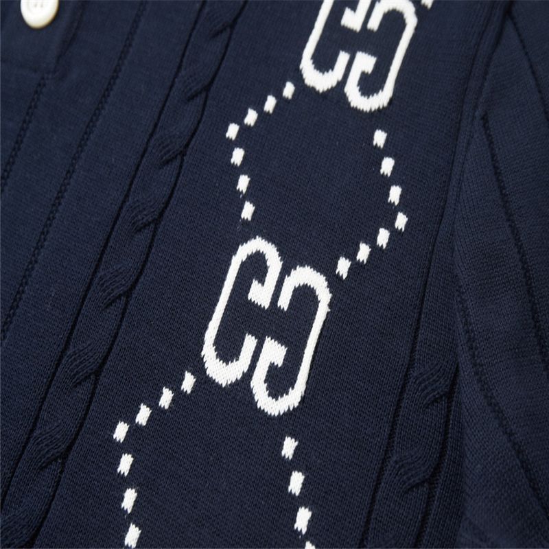 Black and White Cotton G Logo Men's T-shirtXC052025072509