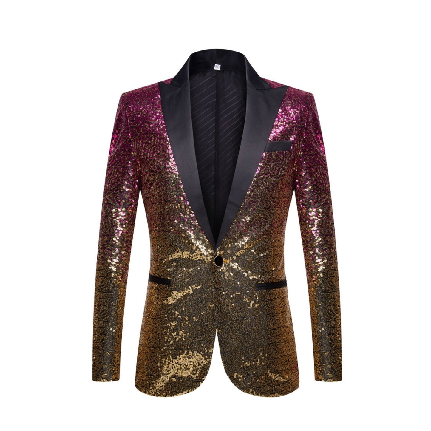 gradient sequin blazer