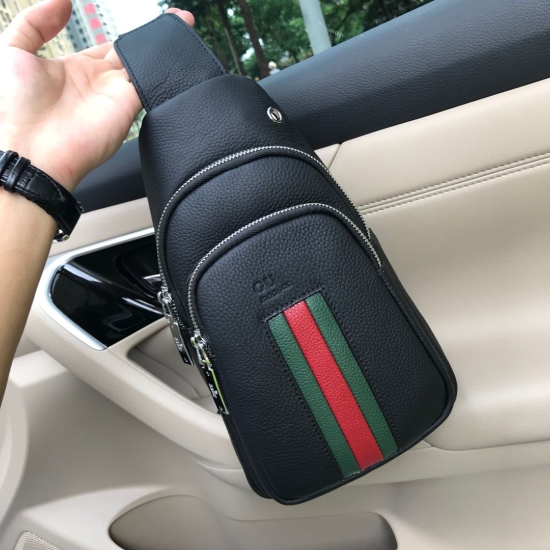 Black Fashion G Logo Chest BagsPD202352201