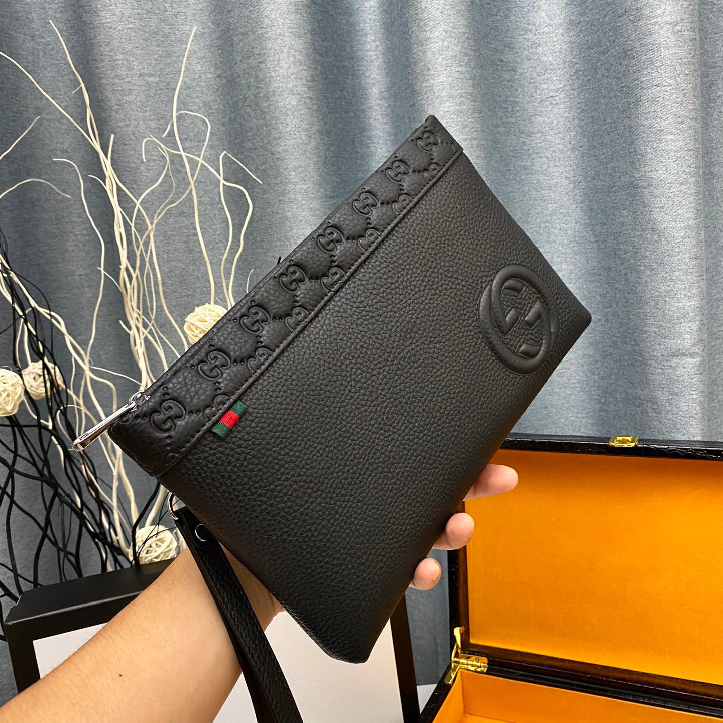 Black Leather High Quality G Logo Fashion Bags-XC052023090403