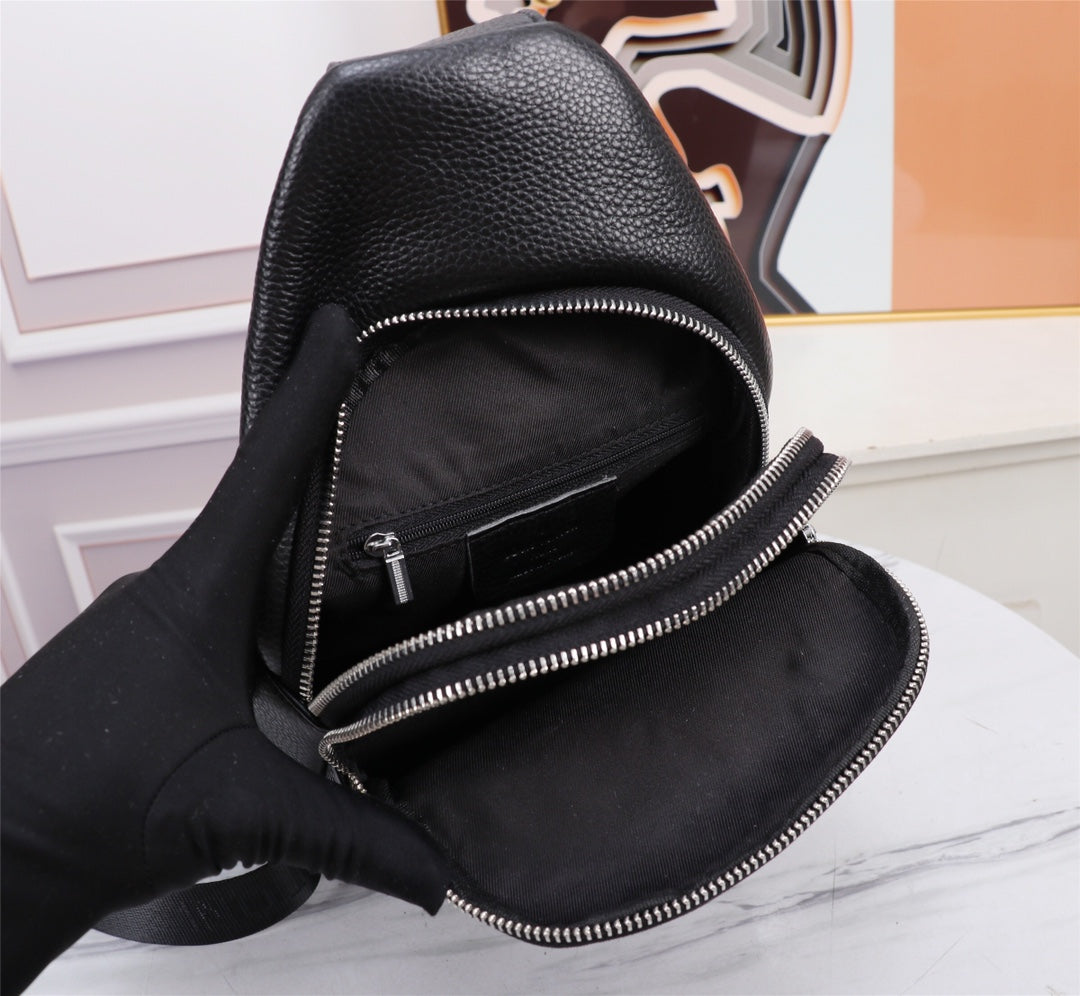 Black Fashion V Logo BagsXC052024030707