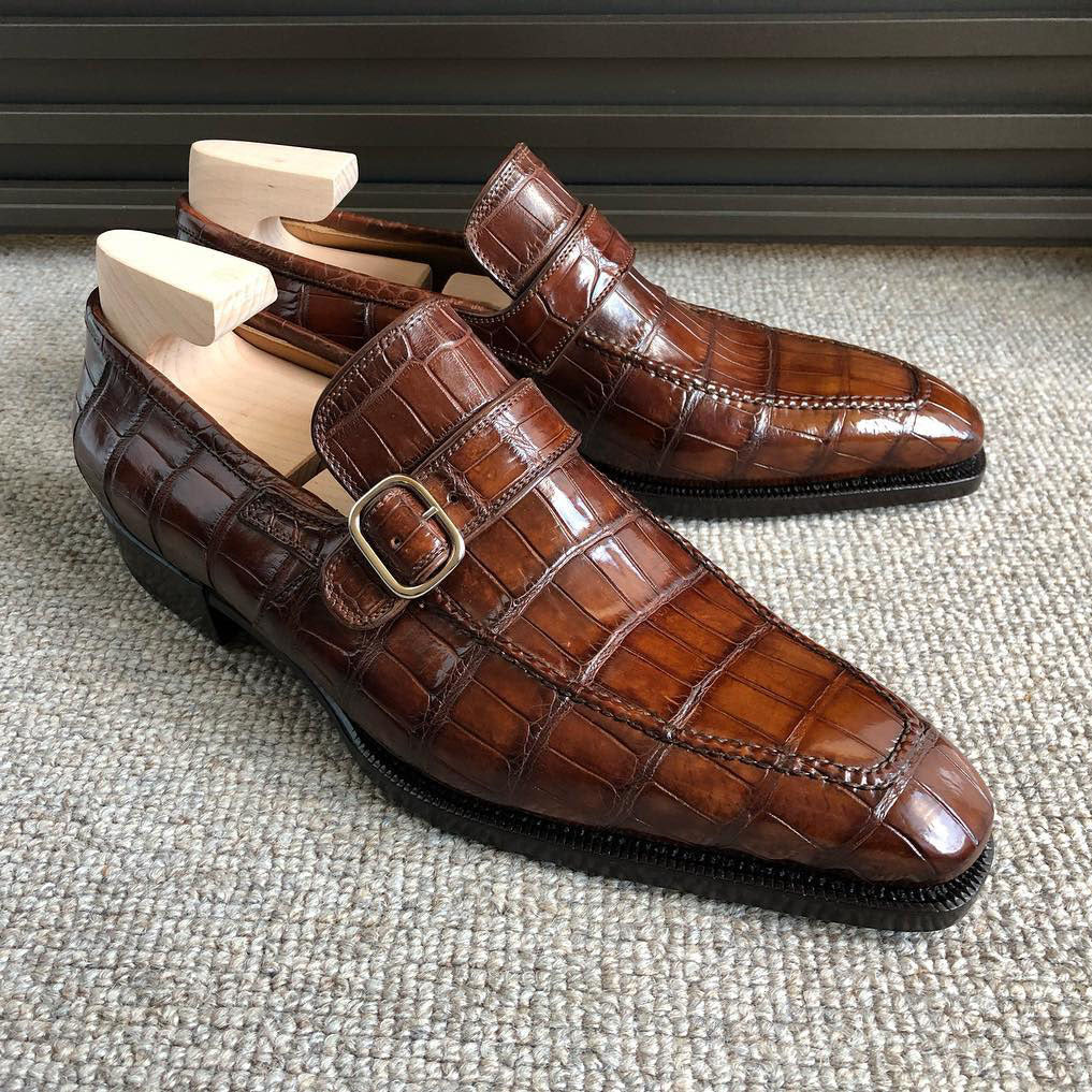 2022 Handmade High Quality Red Men Dress Shoes