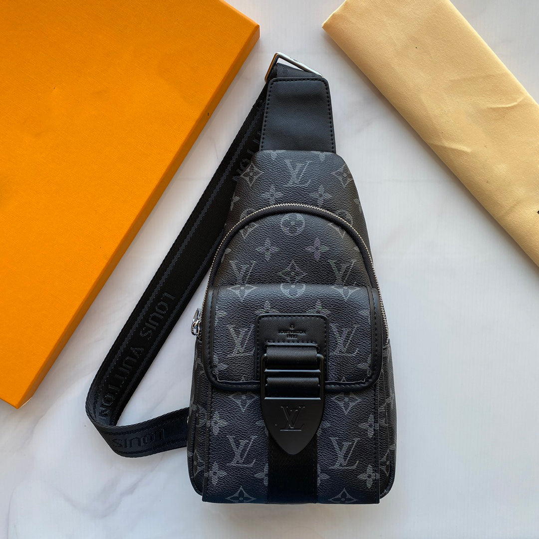Black Fashion V Logo BagsXC0520240307011