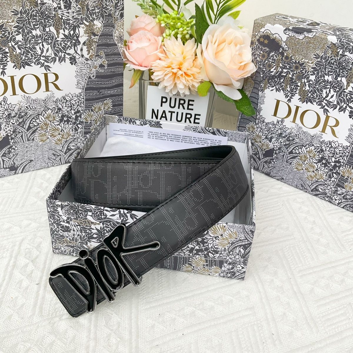 Trendy New Alphabet Top Layer Cowhide BeltPD05202312602