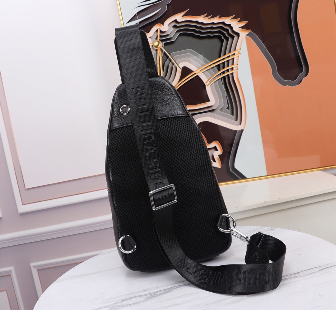 Black Fashion V Logo BagsXC052024030708