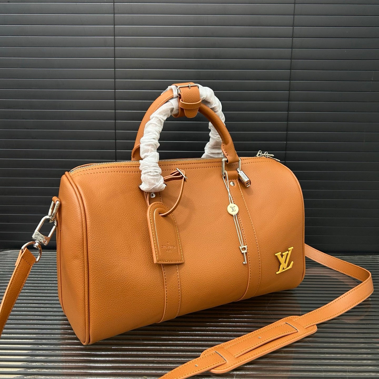 New Bright colors Handmade leather Men's Bags35cmPD052025082503