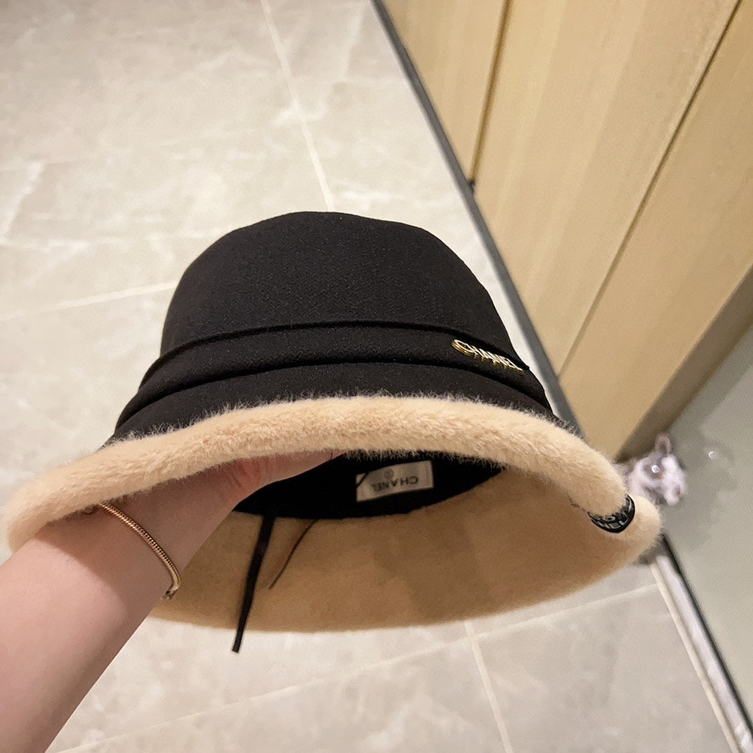 Thick plush small fragrance fisherman hat XC0823110711