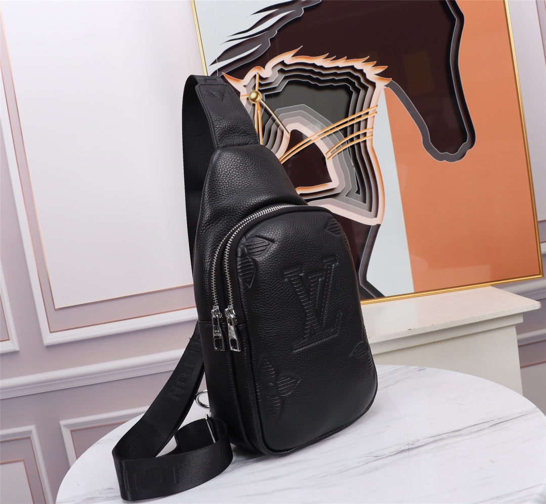 Black Fashion V Logo BagsXC052024030707