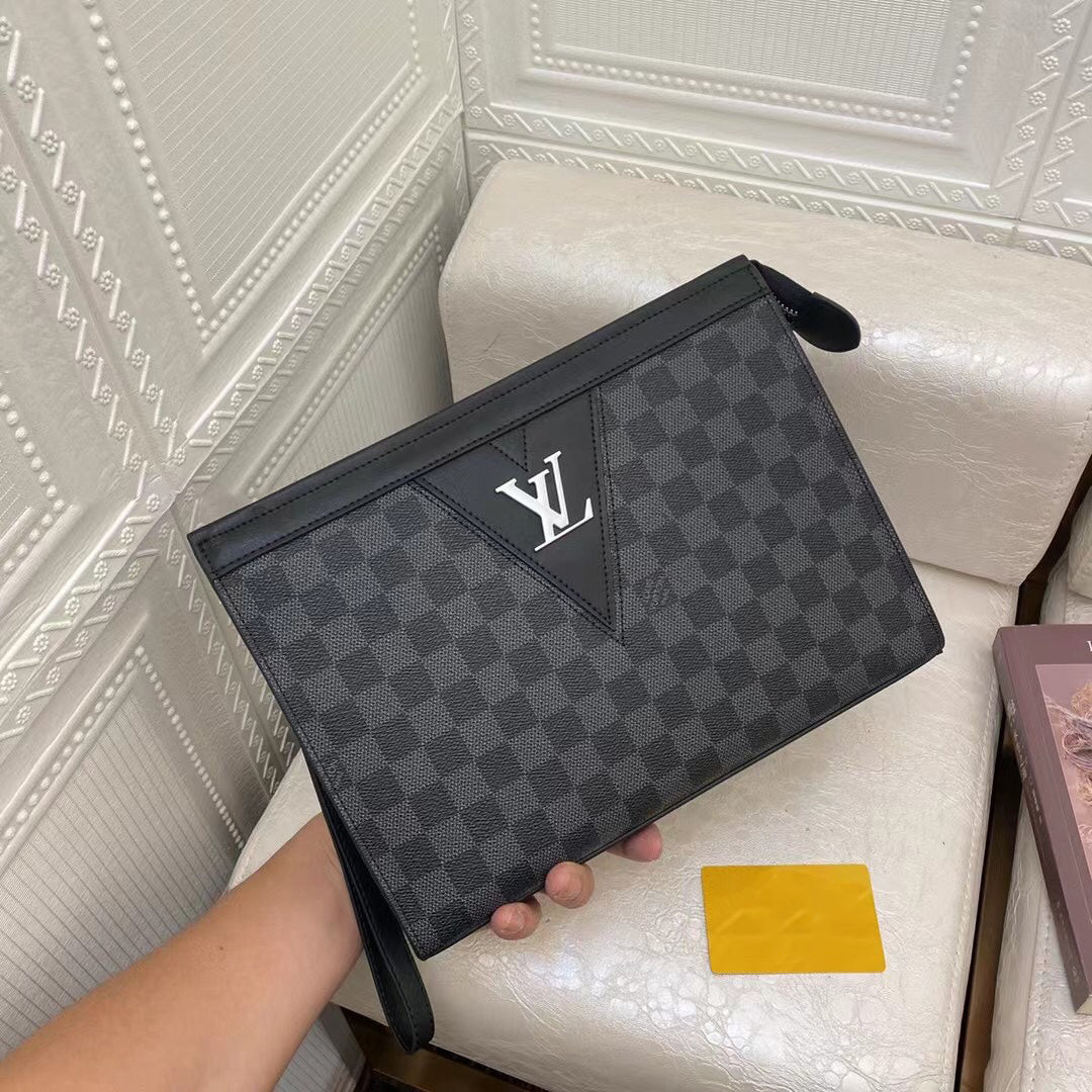Black Leather High Quality V Logo Fashion Bags-XC052023090402