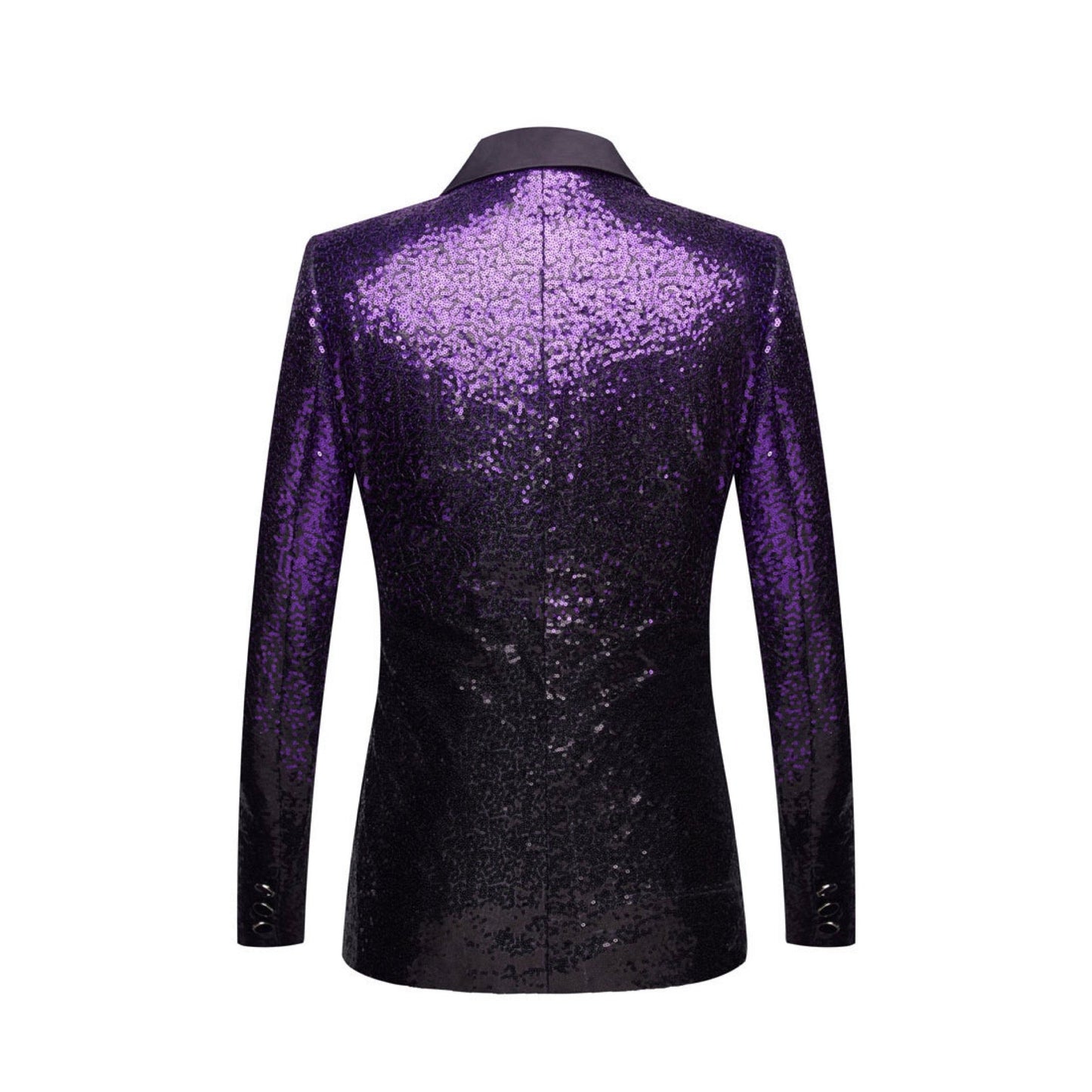 gradient sequin blazer