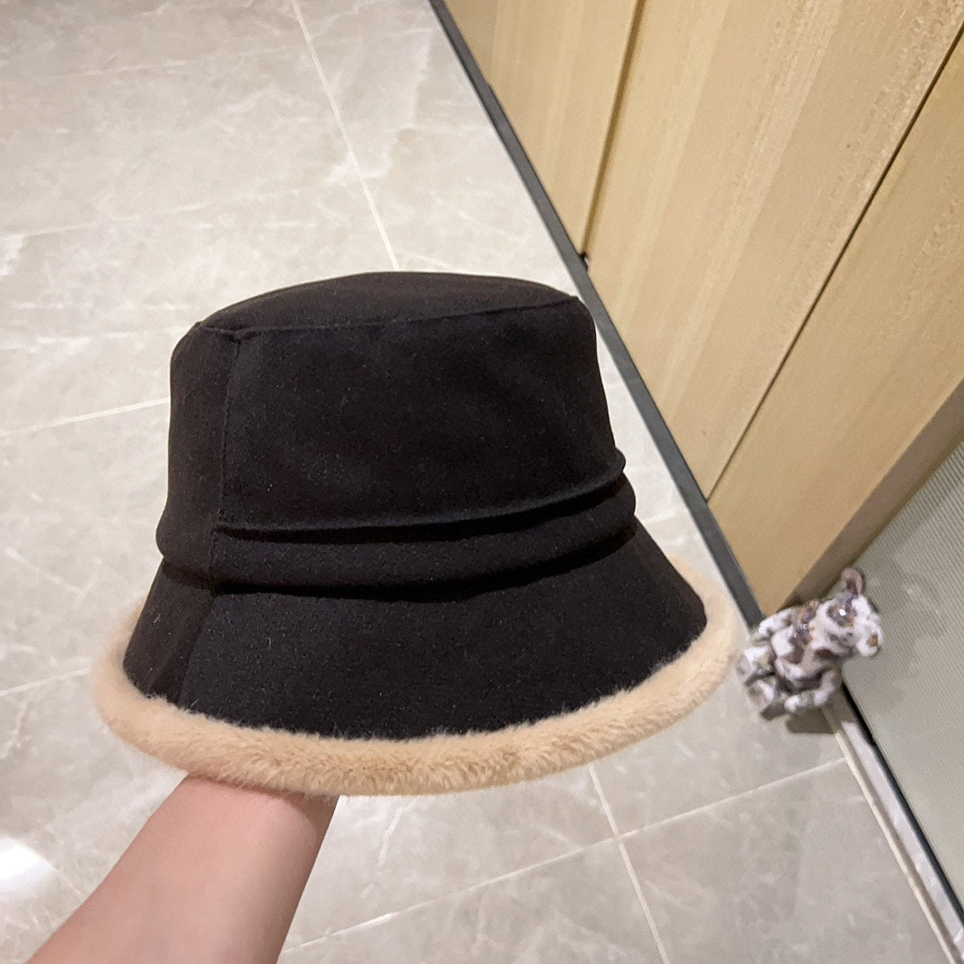 Thick plush small fragrance fisherman hat XC0823110711