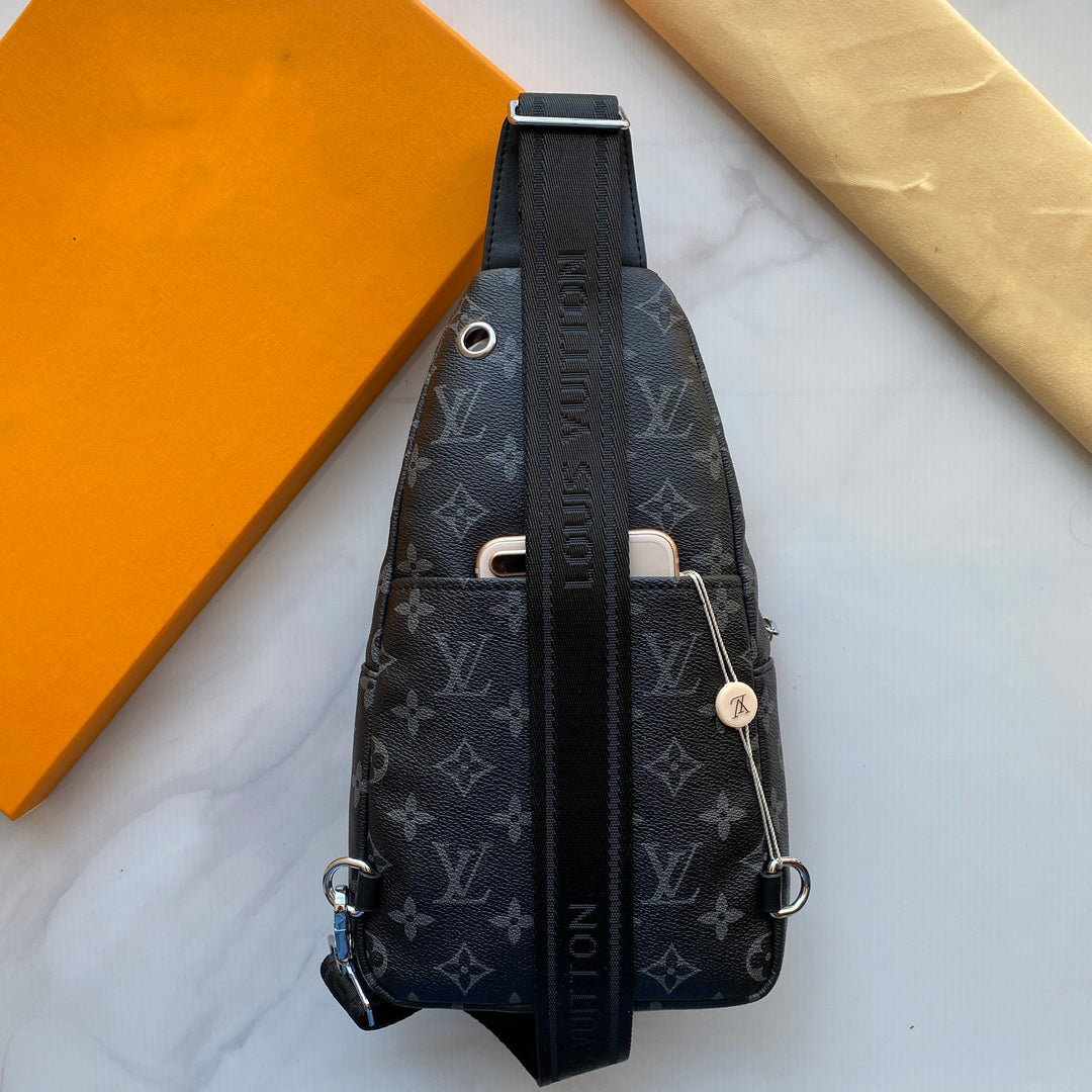 Black Fashion V Logo BagsXC0520240307011