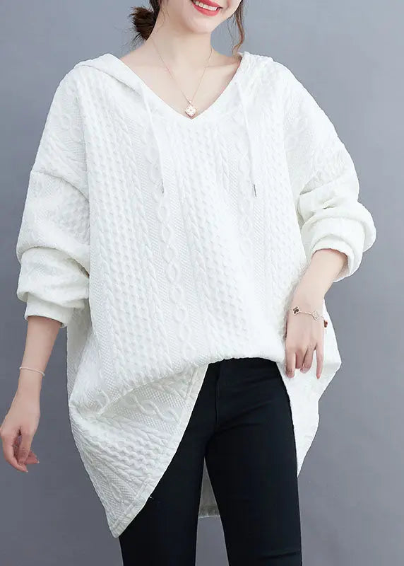 Bohemian Hooded Sweatshirt Long Sleeve