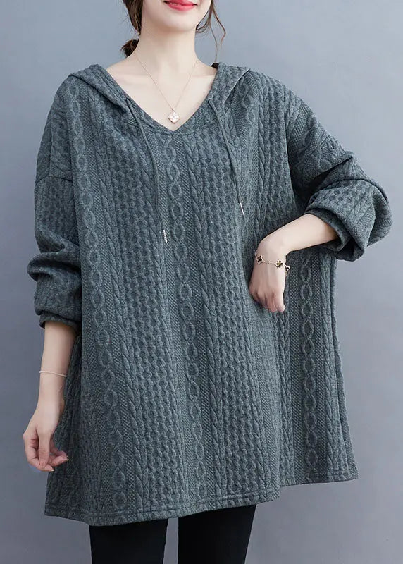 Bohemian Hooded Sweatshirt Long Sleeve
