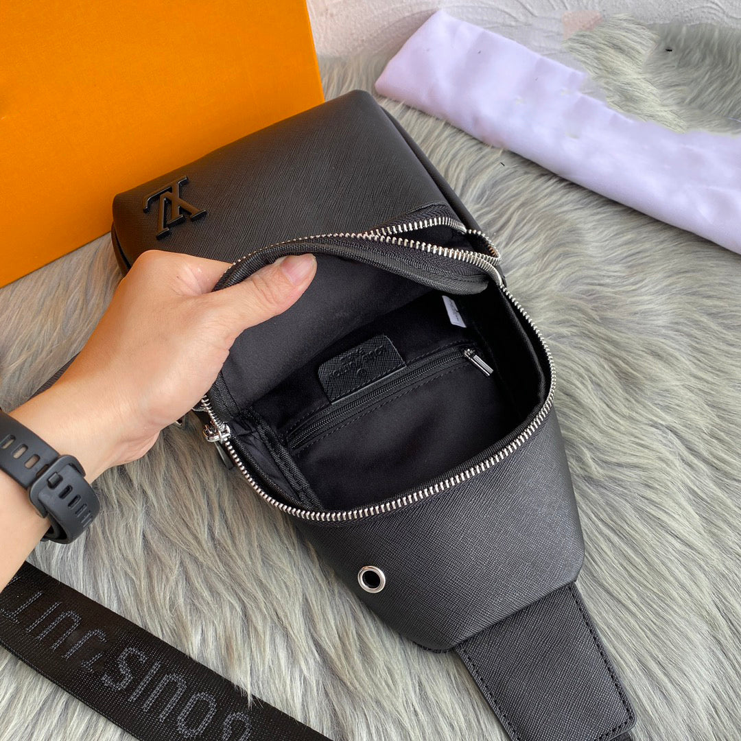 Black Leather High Quality V Logo Fashion Bags-XC052023090401