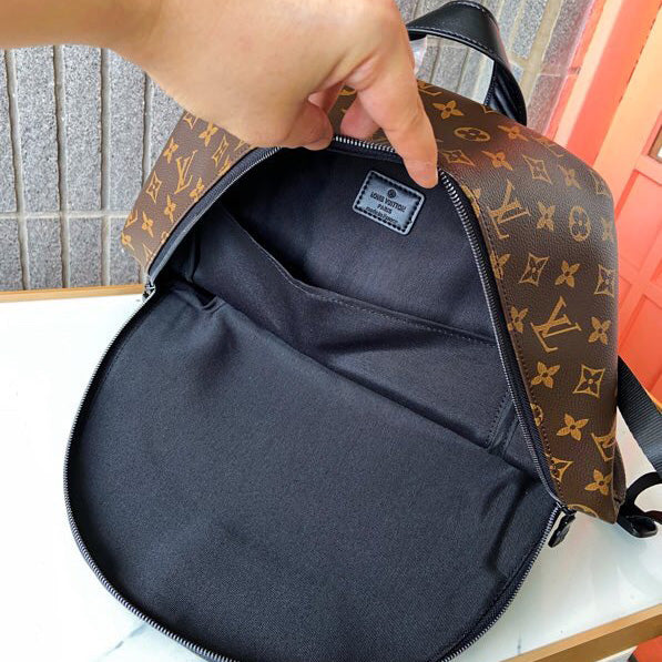 Brown New 2024 Fashion style V Logo real leather Backpack bagsXC052024071904