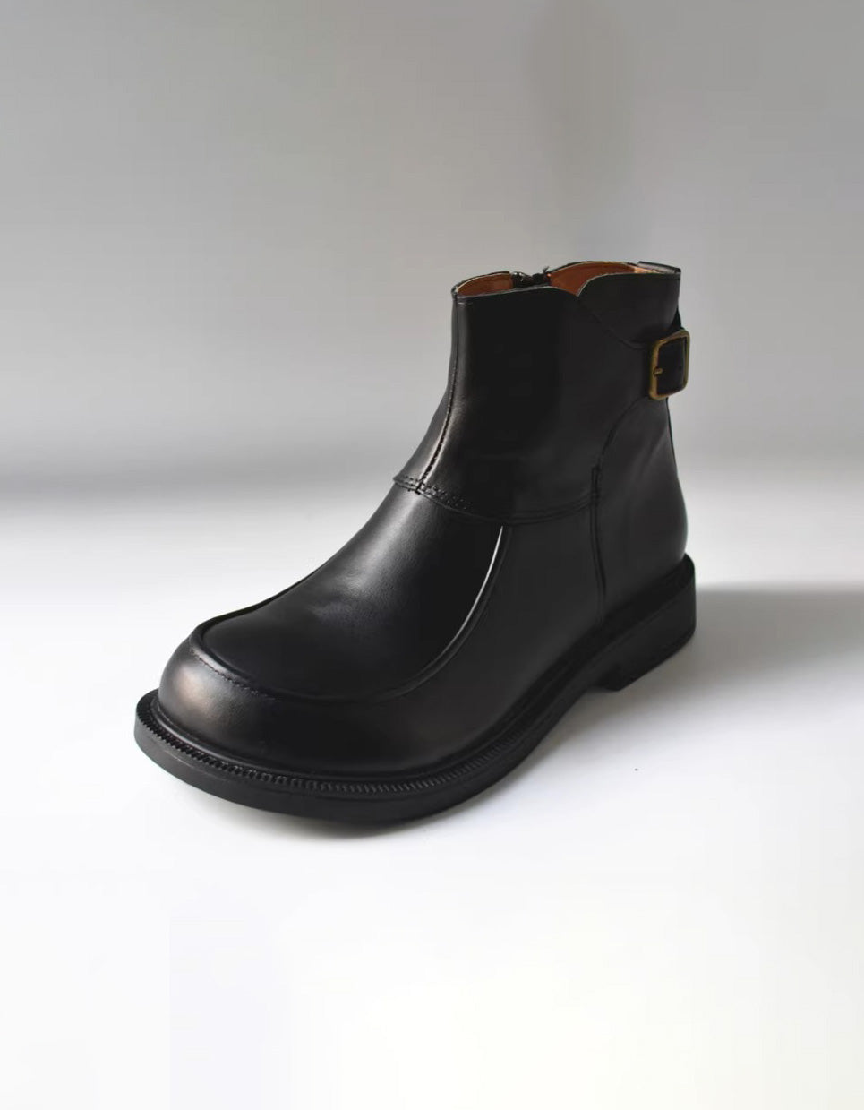 Comfortable Leather Wide Toe Box Boots for Men 39-45