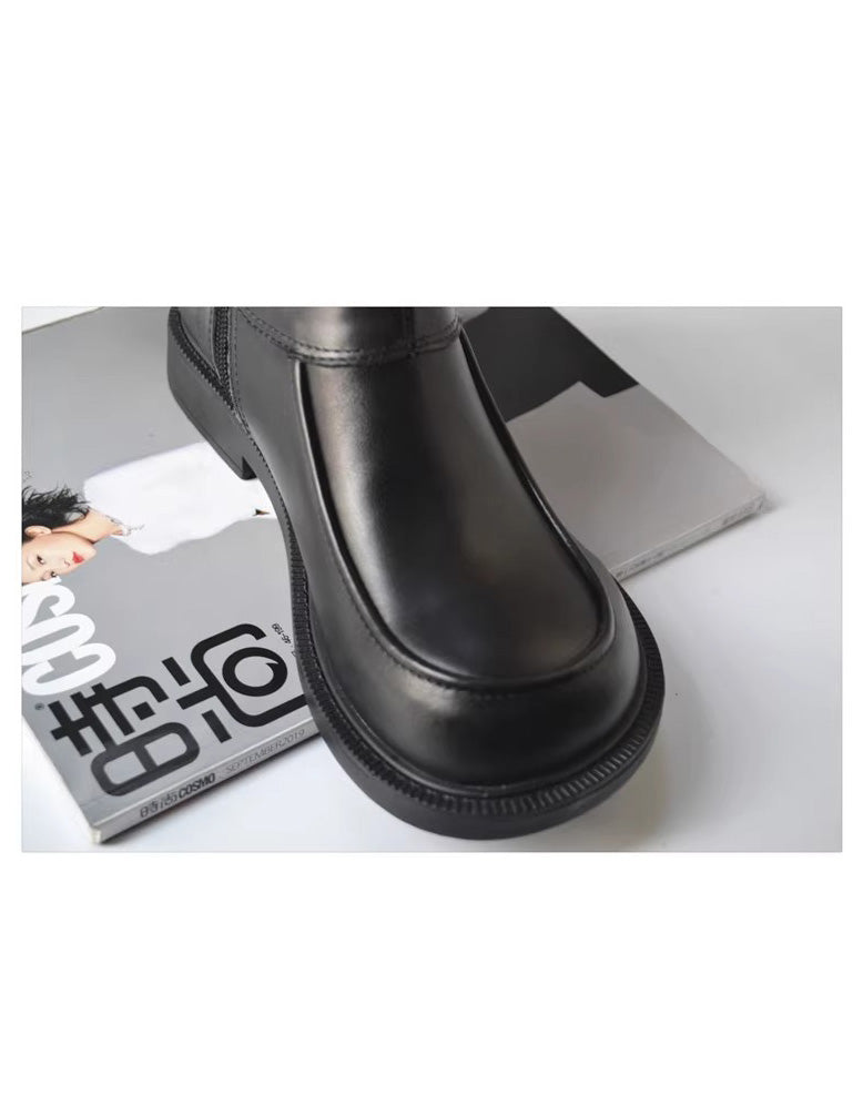 Comfortable Leather Wide Toe Box Boots for Men 39-45