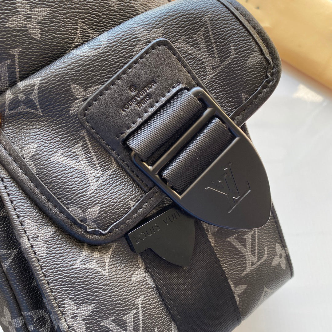 Black Fashion V Logo BagsXC0520240307011