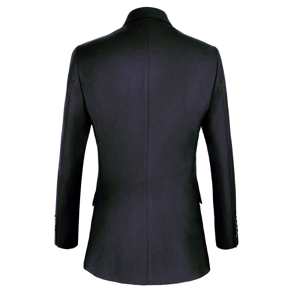 suit double breasted men's suit