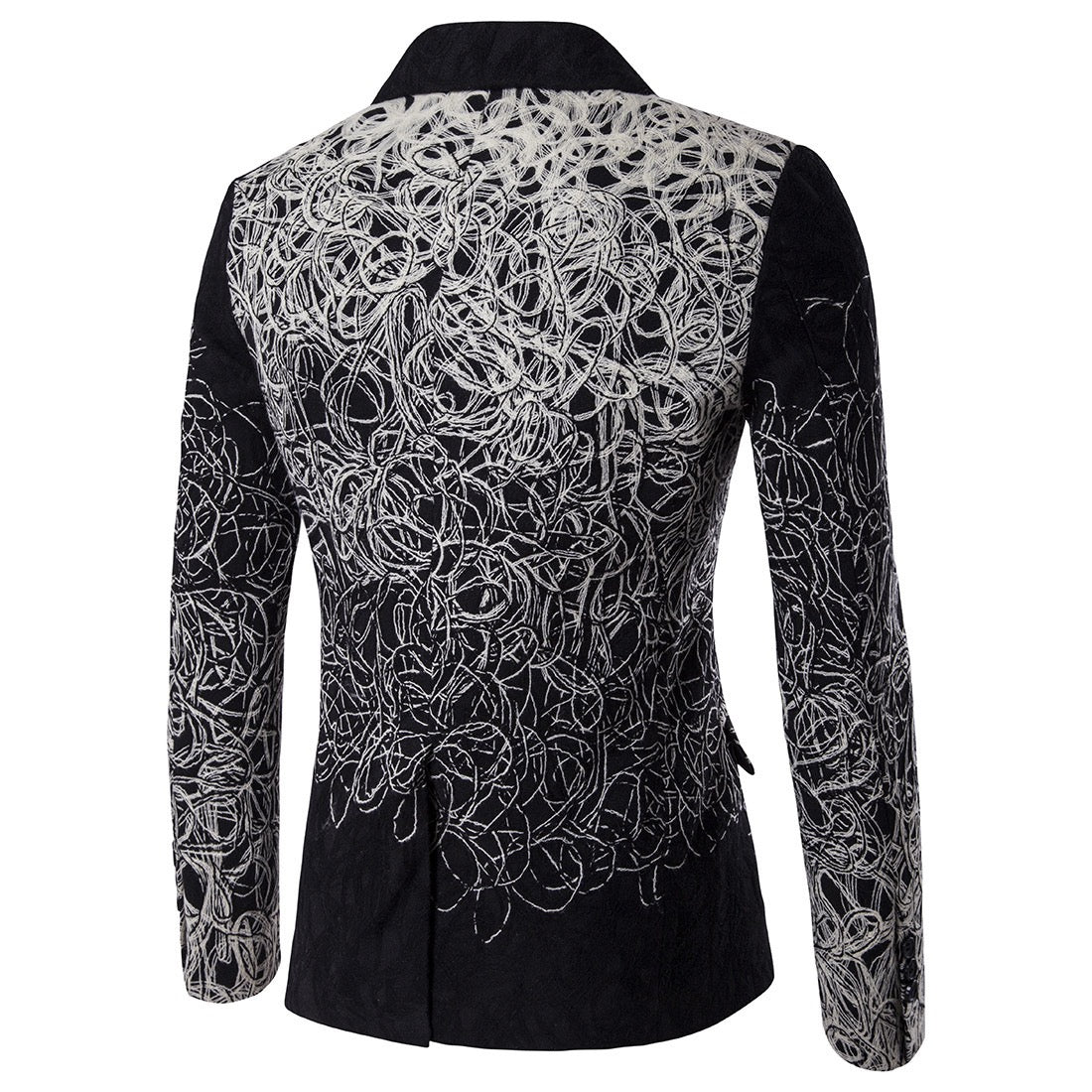 New Pan Flower Single Row Casual Suit Jacket