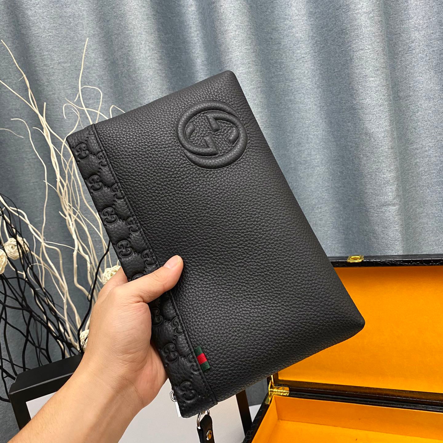 Black Leather High Quality G Logo Fashion Bags-XC052023090403