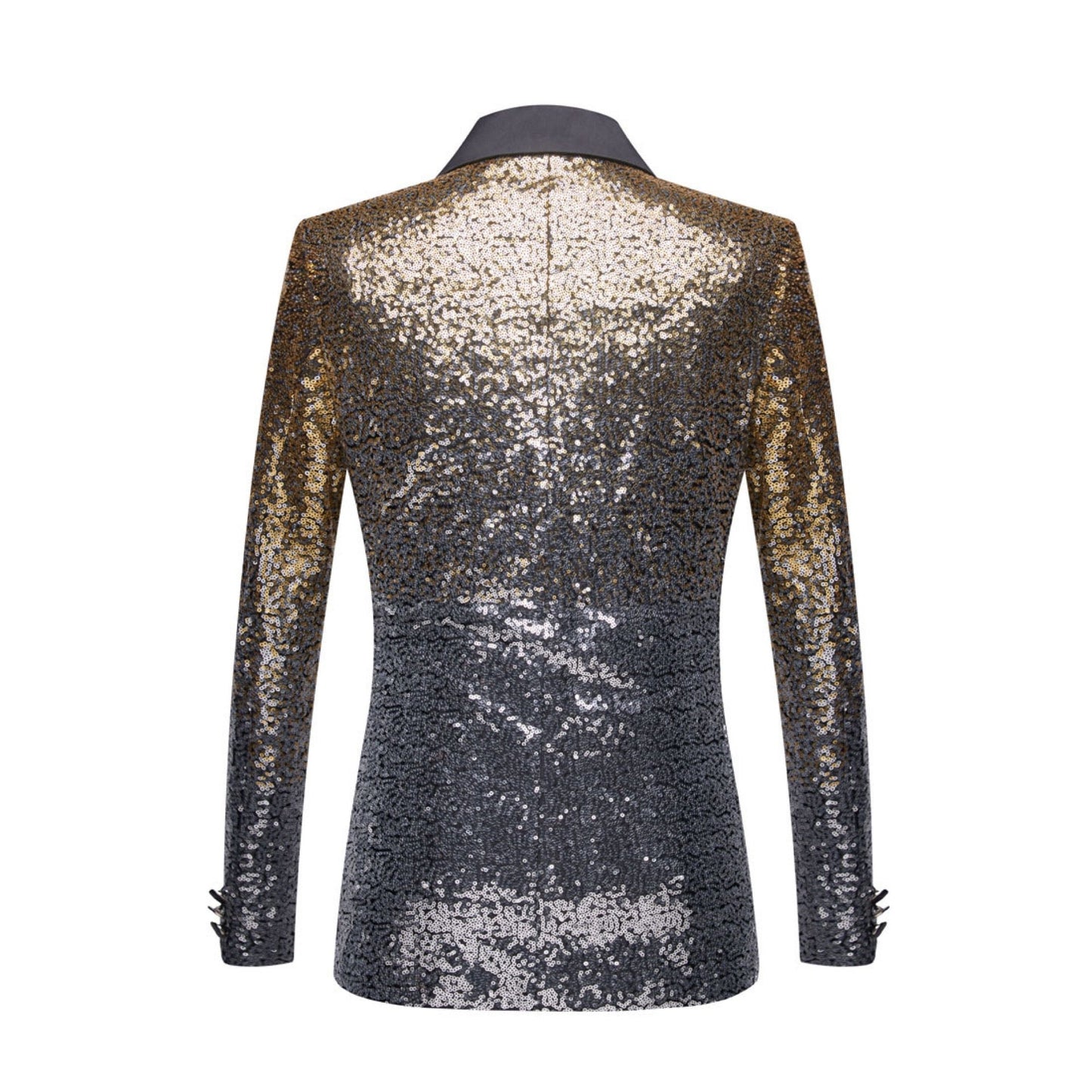 gradient sequin blazer