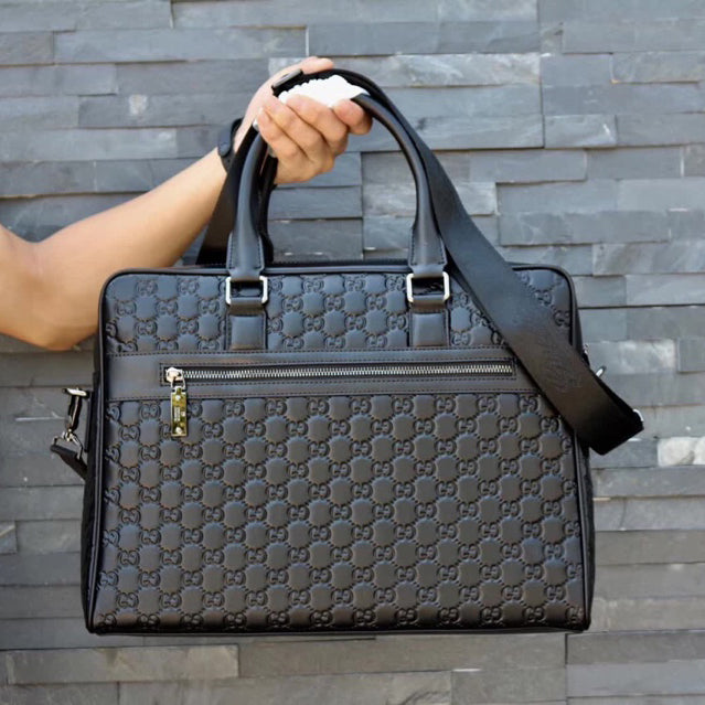 Black Leather New Classic Style G Logo Luxury Bags-PD05202372406
