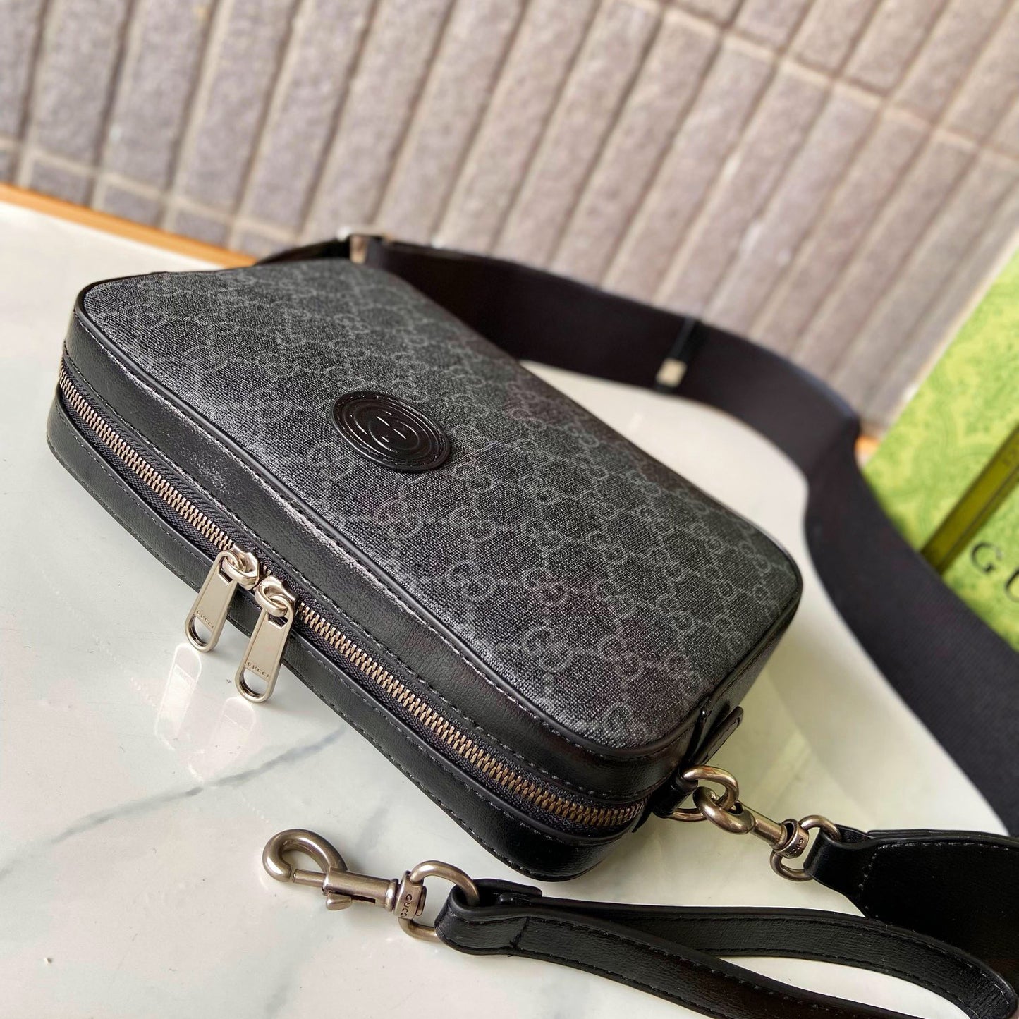 Black Leather High Quality G Logo Fashion Bags-XC052023090405