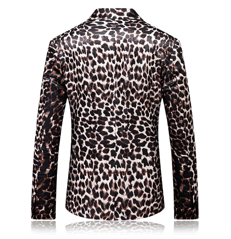 Leopard Slim Fit Suit