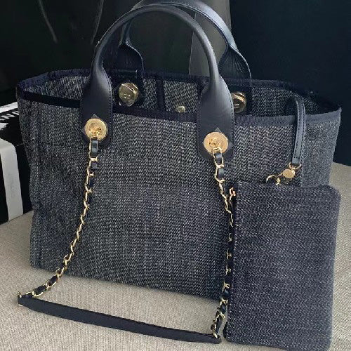 Beach Denim Canvas Bag