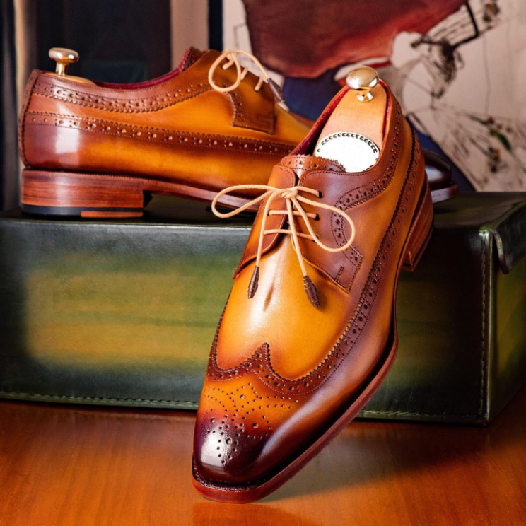 Trendy Color Style Men Dress Shoes T13