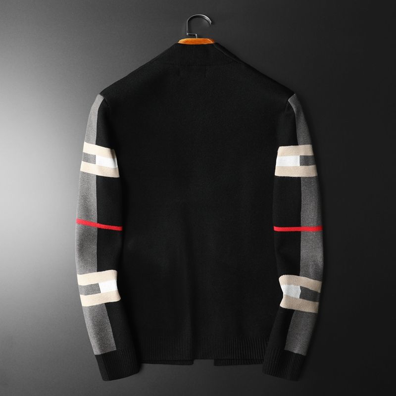 Black New Fashion B Logo Men's sweaterPD052024110403