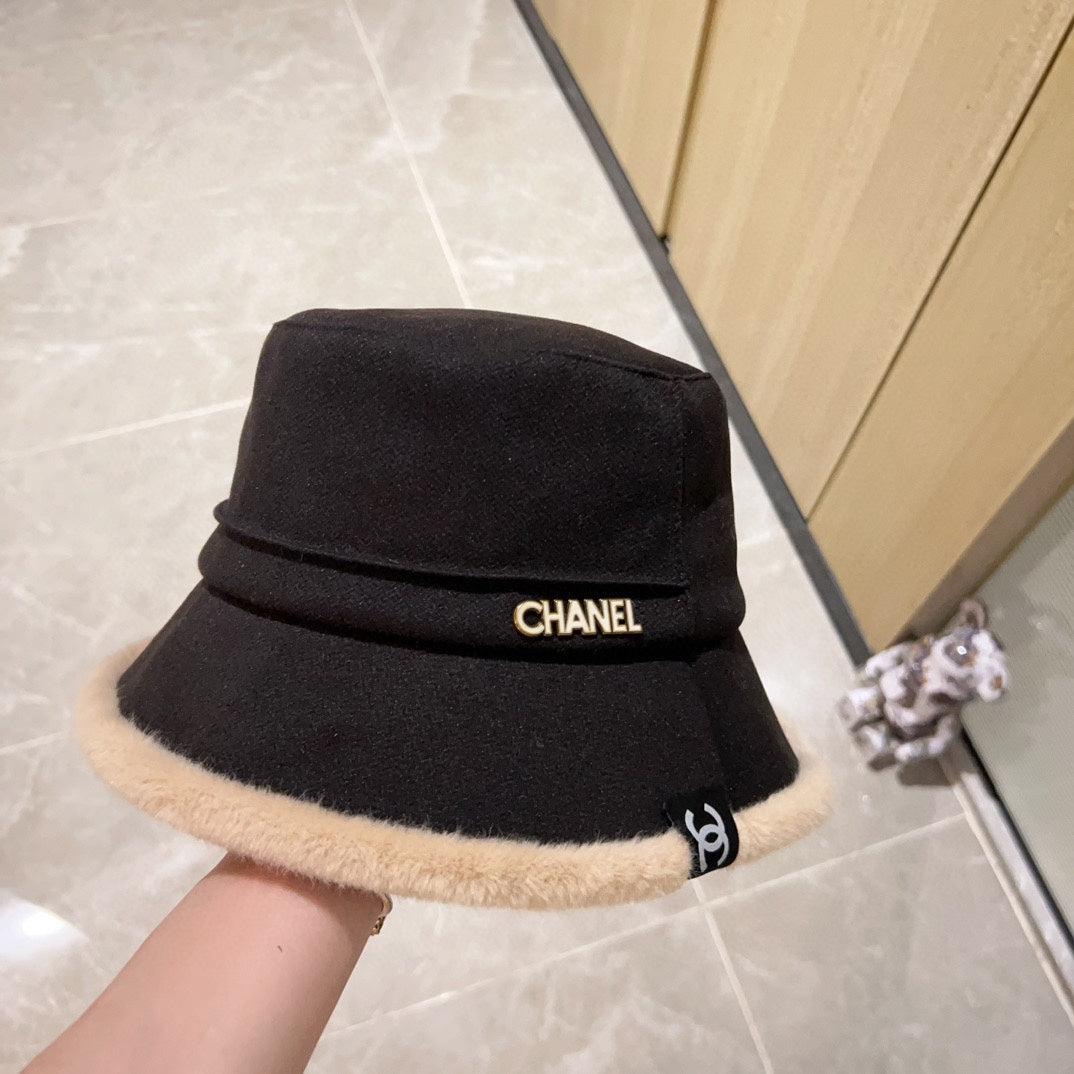 Thick plush small fragrance fisherman hat XC0823110711