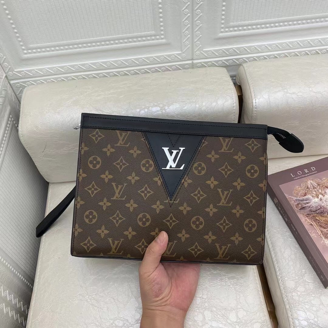 Black Leather High Quality V Logo Fashion Bags-XC052023090402