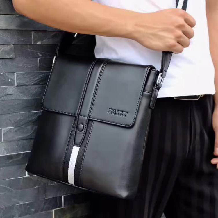 Black New 2024 Fashion style B Logo real leather Backpack bagsXC052024071905