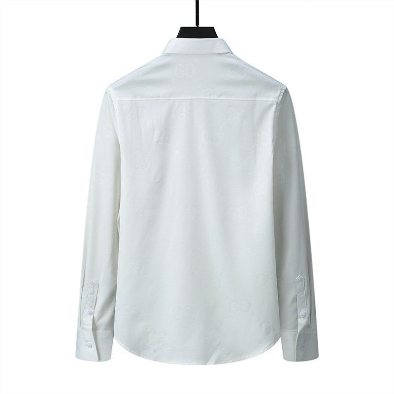 Black Handmade G Logo Men's Shirt
