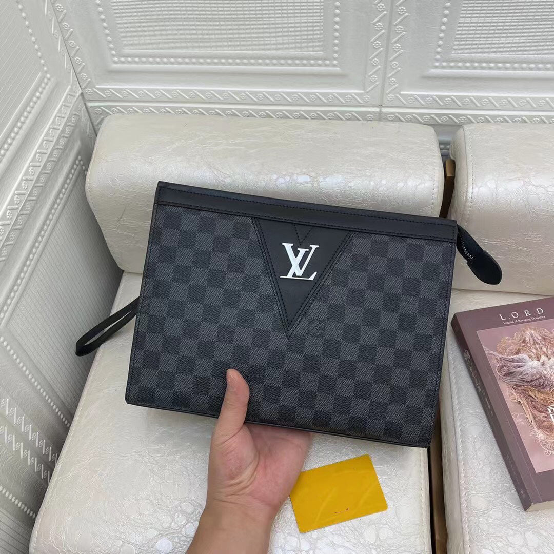 Black Leather High Quality V Logo Fashion Bags-XC052023090402
