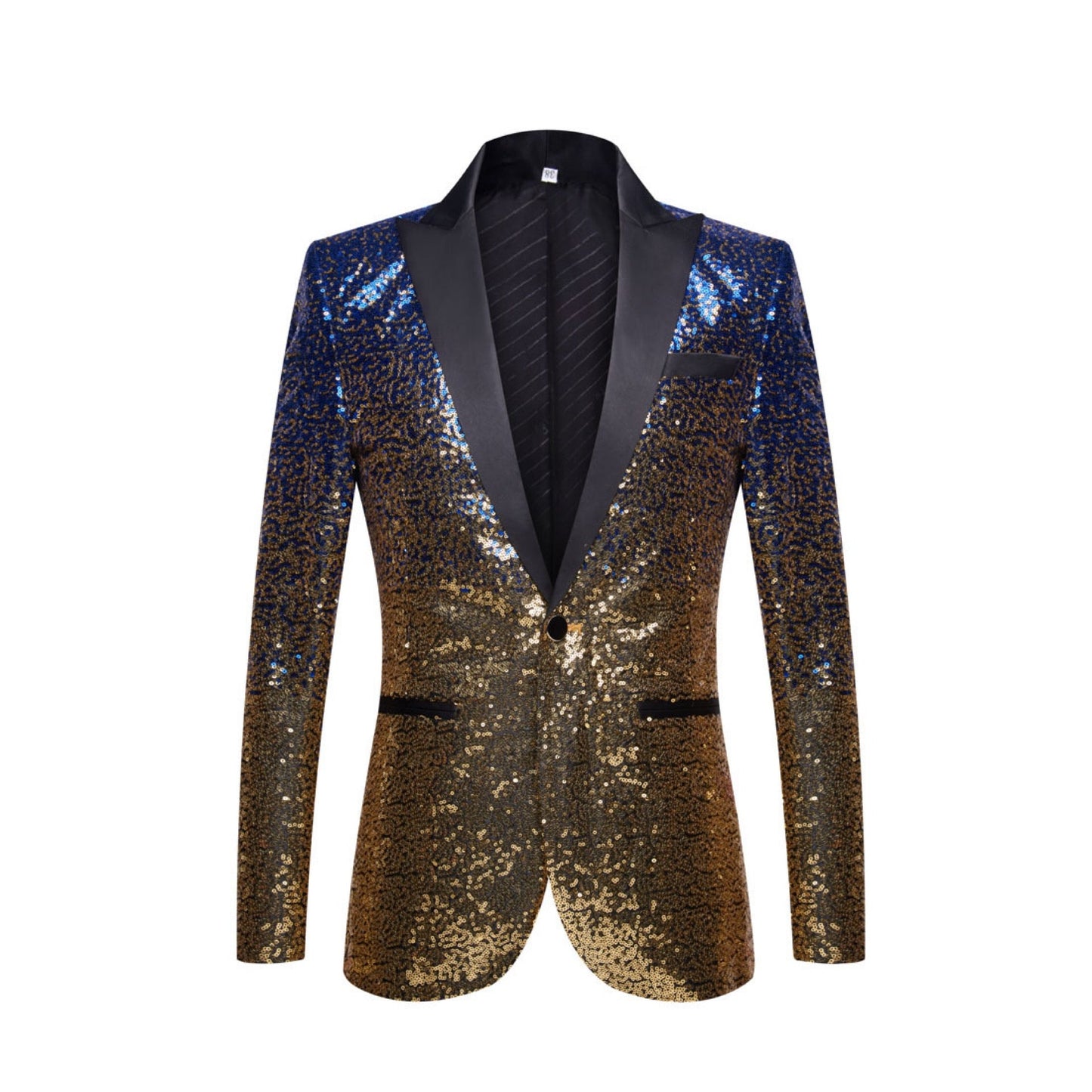 gradient sequin blazer