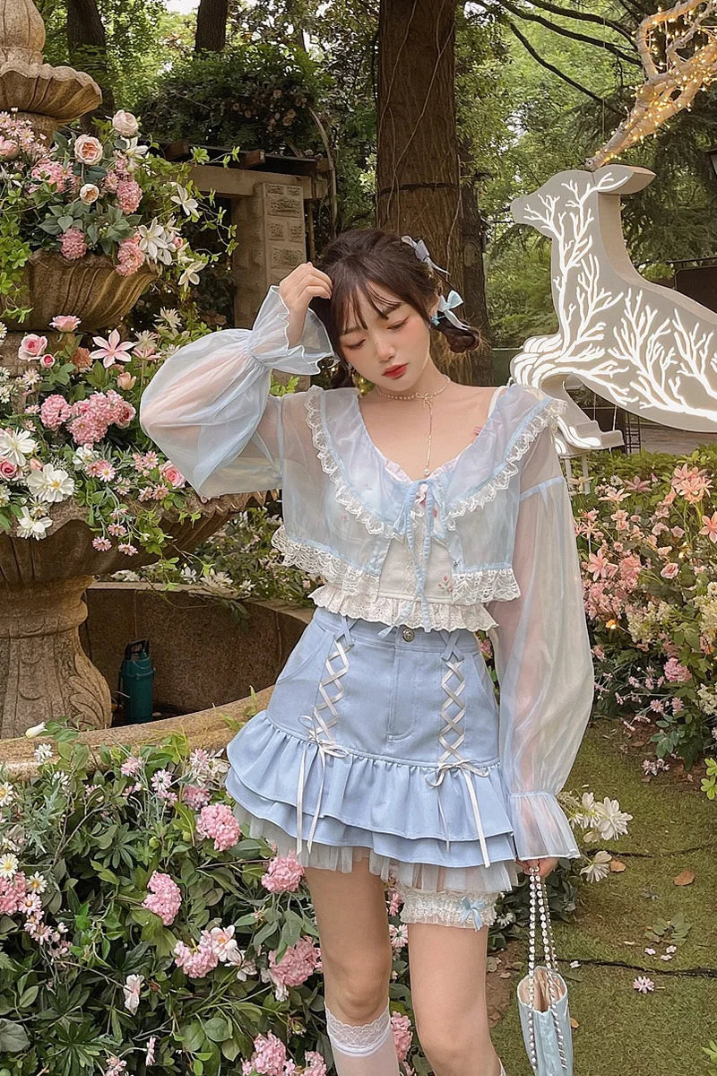 Women Thin Coat Casual Lace Summer Sun Protection Clothes Female Cardigan Shirt Clothing Tops Blouse For Woman
